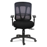 Alera Eon Series Multifunction Mid-back Cushioned Mesh Chair, Supports Up To 275 Lbs, Black Seat-black Back, Black Base