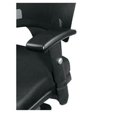 Alera Epoch Series Fabric Mesh Multifunction Chair, Supports Up To 275 Lbs, Black Seat-black Back, Black Base