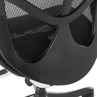 Alera Eq Series Ergonomic Multifunction Mid-back Mesh Chair, Supports Up To 250 Lbs., Black Seat-black Back, Black Base