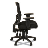 Alera Etros Series Mid-back Multifunction With Seat Slide Chair, Supports Up To 275 Lbs, Black Seat-black Back, Black Base