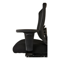 Alera Etros Series Mid-back Multifunction With Seat Slide Chair, Supports Up To 275 Lbs, Black Seat-black Back, Black Base