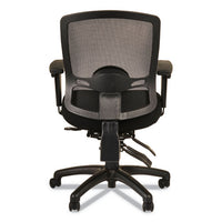 Alera Etros Series Mid-back Multifunction With Seat Slide Chair, Supports Up To 275 Lbs, Black Seat-black Back, Black Base