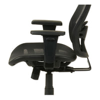 Alera Etros Series Suspension Mesh Mid-back Synchro Tilt Chair, Supports Up To 275 Lbs, Black Seat-black Back, Black Base