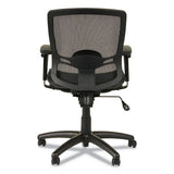 Alera Etros Series Suspension Mesh Mid-back Synchro Tilt Chair, Supports Up To 275 Lbs, Black Seat-black Back, Black Base