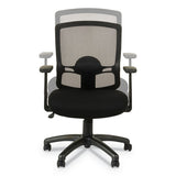 Alera Etros Series Mesh Mid-back Chair, Supports Up To 275 Lbs, Black Seat-black Back, Black Base