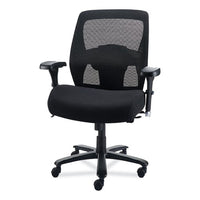 Alera Faseny Series Big And Tall Manager Chair, Supports Up To 400 Lbs, 17.48" To 21.73" Seat Height, Black Seat-back-base