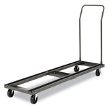 Chair And Table Cart, 20.86w X 50.78 To 72.04d, Black