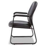 Alera Genaro High-back Guest Chair, 24.60" X 24.80" X 36.61", Black Seat-black Back, Black Base