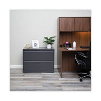 Lateral File, 2 Legal-letter-a4-a5-size File Drawers, Charcoal, 36" X 18" X 28"