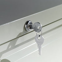 Lateral File, 2 Legal-letter-size File Drawers, Light Gray, 36" X 18" X 28"