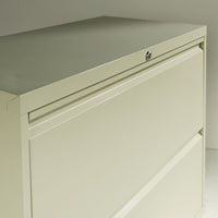 Lateral File, 4 Legal-letter-size File Drawers, Black, 36" X 18" X 52.5"