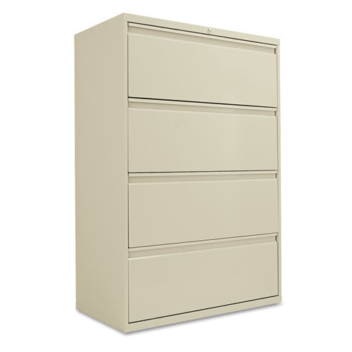 Lateral File, 4 Legal-letter-size File Drawers, Putty, 36" X 18" X 52.5"