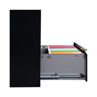 Lateral File, 5 Legal-letter-a4-a5-size File Drawers, Black, 36" X 18" X 64.25"