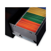 Lateral File, 5 Legal-letter-a4-a5-size File Drawers, Black, 36" X 18" X 64.25"