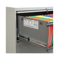 Lateral File, 5 Legal-letter-a4-a5-size File Drawers, Light Gray, 36" X 18" X 64.25"