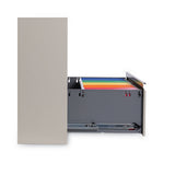 Lateral File, 5 Legal-letter-a4-a5-size File Drawers, Putty, 36" X 18" X 64.25"