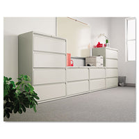 Lateral File, 2 Legal-letter-size File Drawers, Light Gray, 42" X 18" X 28"