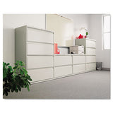 Lateral File, 2 Legal-letter-size File Drawers, Light Gray, 42" X 18" X 28"