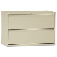 Lateral File, 2 Legal-letter-size File Drawers, Putty, 42" X 18" X 28"