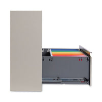 Lateral File, 5 Legal-letter-a4-a5-size File Drawers, Putty, 42" X 18" X 64.25"