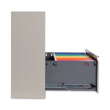 Lateral File, 5 Legal-letter-a4-a5-size File Drawers, Putty, 42" X 18" X 64.25"