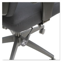 Alera Wrigley Series High Performance Mid-back Synchro-tilt Task Chair, Supports Up To 275 Lbs, Black Seat-back, Black Base