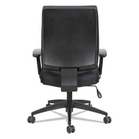 Alera Wrigley Series High Performance Mid-back Synchro-tilt Task Chair, Supports Up To 275 Lbs, Black Seat-back, Black Base