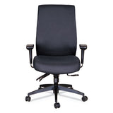 Alera Wrigley Series 24-7 High Performance High-back Multifunction Task Chair, Up To 300 Lbs, Black Seat-back, Black Base