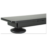 2-stage Electric Adjustable Table Base, 27.5" To 47.2" High, Black