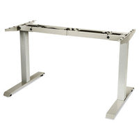 2-stage Electric Adjustable Table Base, 27.5" To 47.2" High, Gray