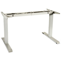 2-stage Electric Adjustable Table Base, 27.5" To 47.2" High, Gray