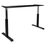 Adaptivergo Pneumatic Height-adjustable Table Base, 26.18" To 39.57", Black