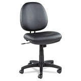 Alera Interval Series Swivel-tilt Task Chair, Supports Up To 275 Lbs, Black Seat-black Back, Black Base