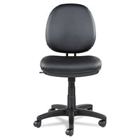 Alera Interval Series Swivel-tilt Task Chair, Supports Up To 275 Lbs, Black Seat-black Back, Black Base