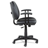 Alera Interval Series Swivel-tilt Task Chair, Supports Up To 275 Lbs, Black Seat-black Back, Black Base