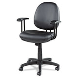 Alera Interval Series Swivel-tilt Task Chair, Supports Up To 275 Lbs, Black Seat-black Back, Black Base