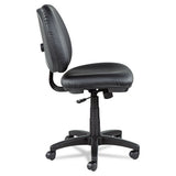 Alera Interval Series Swivel-tilt Task Chair, Supports Up To 275 Lbs, Black Seat-black Back, Black Base