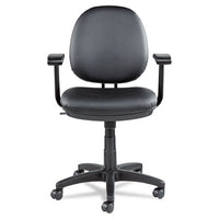 Alera Interval Series Swivel-tilt Task Chair, Supports Up To 275 Lbs, Black Seat-black Back, Black Base