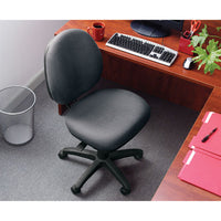 Alera Interval Series Swivel-tilt Task Chair, Supports Up To 275 Lbs, Black Seat-black Back, Black Base