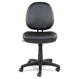 Alera Interval Series Swivel-tilt Task Chair, Supports Up To 275 Lbs, Black Seat-black Back, Black Base