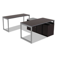 Alera Open Office Series Low File Cabient Credenza, 29.5w X 19.13d X 22.88h, Espresso