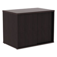 Alera Open Office Low Storage Cab Cred, 29 1-2w X 19 1-8d X 22 7-8h, Espresso