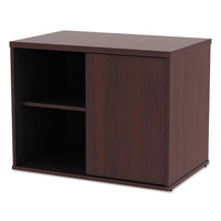 Alera Open Office Low Storage Cab Cred, 29 1-2w X 19 1-8d X 22 7-8h, Mahogany