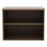 Alera Open Office Low Storage Cabinet Credenza, 29 1-2 X 19 1-8x 22 7-8, Walnut