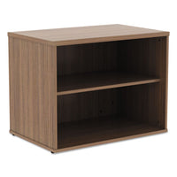 Alera Open Office Low Storage Cabinet Credenza, 29 1-2 X 19 1-8x 22 7-8, Walnut