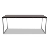 Alera Open Office Desk Series Adjustable O-leg Desk Base, 30" Deep, Silver