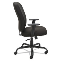 Alera Mota Series Big And Tall Chair, Supports Up To 450 Lbs, Black Seat-black Back, Black Base