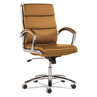 Alera Neratoli Mid-back Slim Profile Chair, Supports Up To 275 Lbs, Red Seat-red Back, Chrome Base