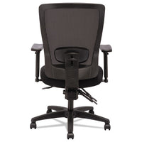 Alera Envy Series Mesh Mid-back Multifunction Chair, Supports Up To 250 Lbs., Black Seat-black Back, Black Base