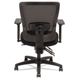 Alera Envy Series Mesh Mid-back Multifunction Chair, Supports Up To 250 Lbs., Black Seat-black Back, Black Base